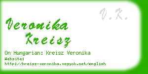 veronika kreisz business card